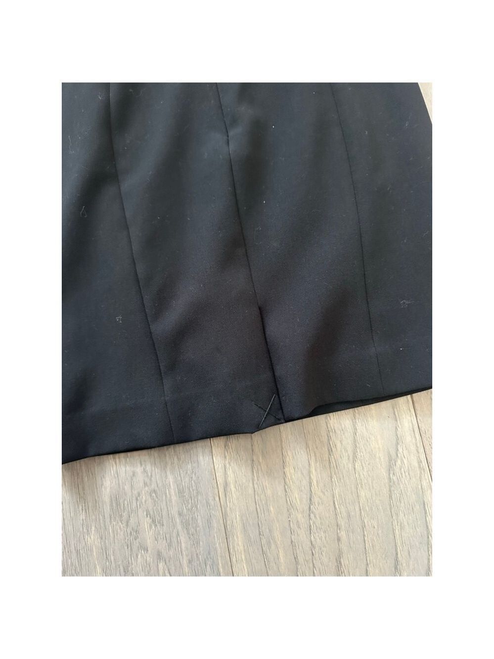 H&M Black Sheath Midi Dress Size 0 - Picture 5 of 13
